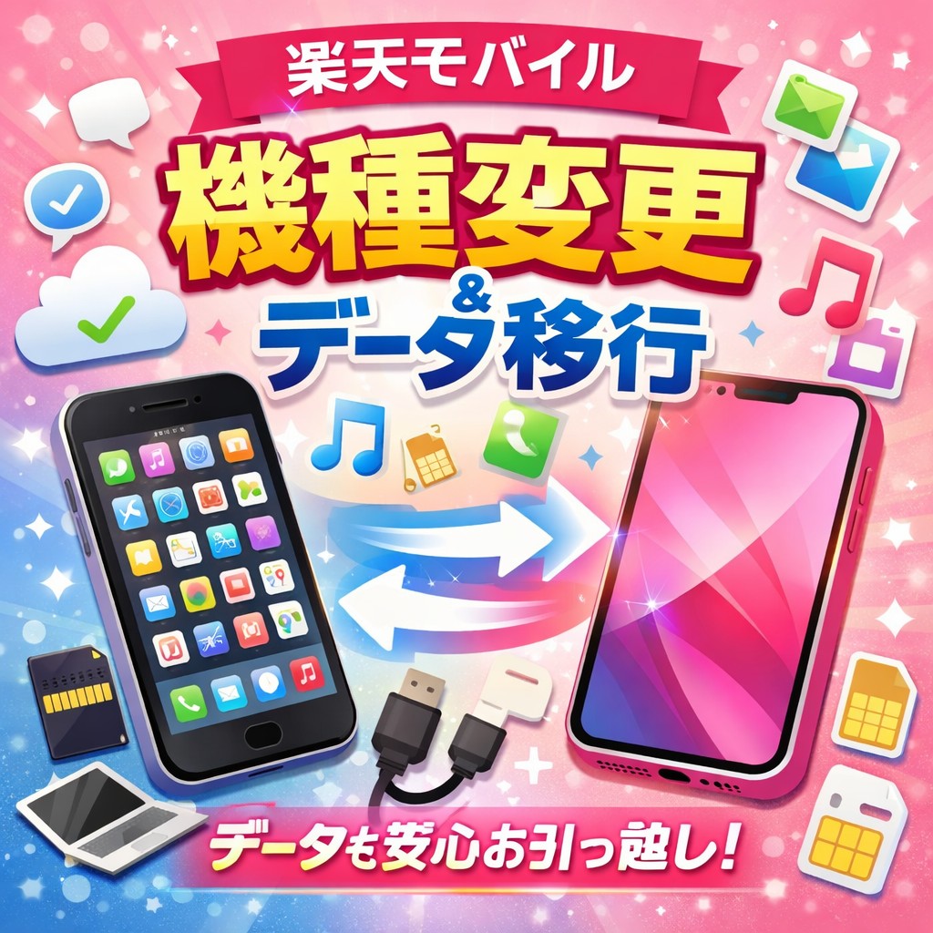 楽天モバイルの機種変更データ移行📋初心者向けデータ移行マニュアル📦 | モバイル☆ナビ